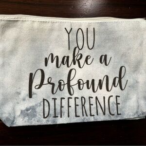 Inspirational Canvas Pouch